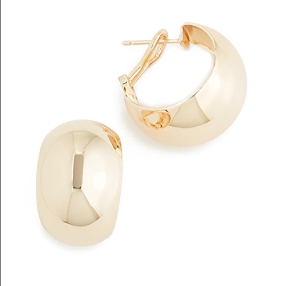COPY - Loeffler Randall Sharon Mini Hoops - Gold Earrings